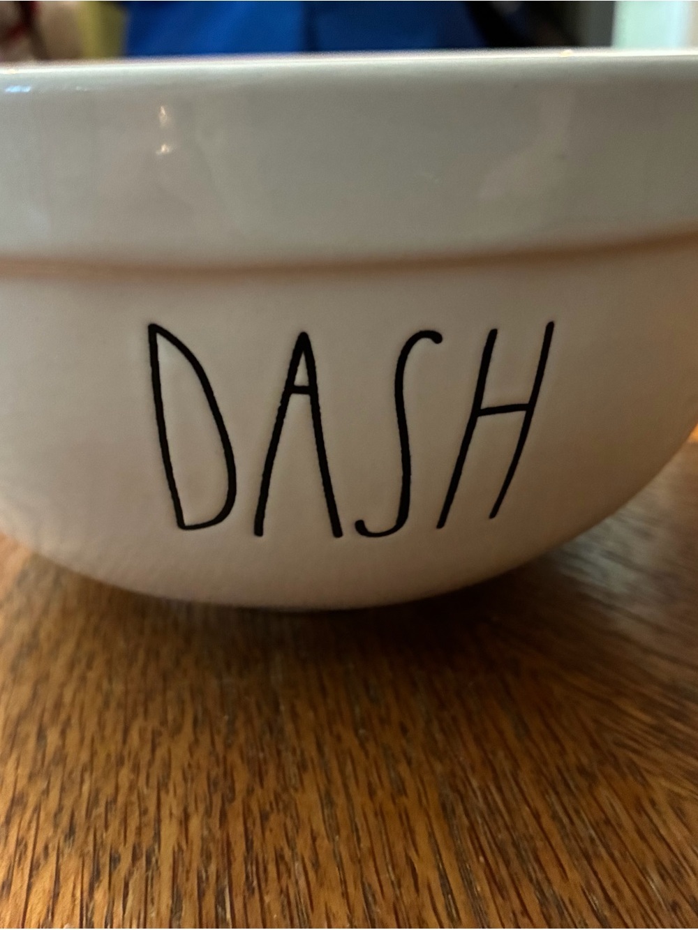 Rae Dunn White Ceramic 'DASH' Serving Bowl